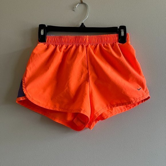 Nike Women’s DRI-FIT 5k Tempo Running‎ Shorts Orange Size XS - Picture 1 of 2